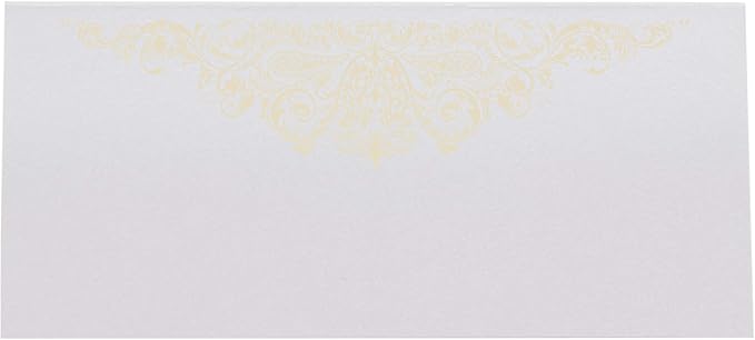 Paisley Place Cards, Ivory (Choose Color), Set of 60, Pre-cut and Scored - Wedding, Party, Dinner, and Special Events - Made in the USA