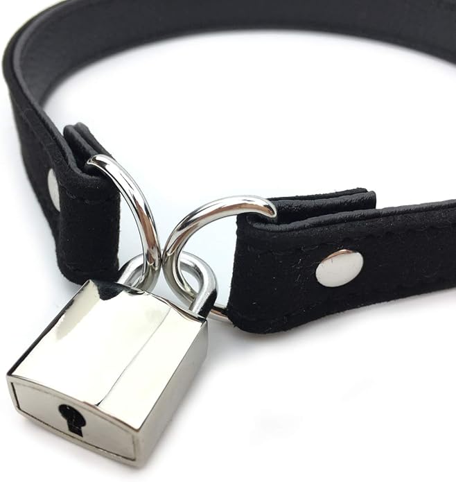 Succuba Padlock Collar Necklace Lolita Collar Cat Kitty Velvet Necklace