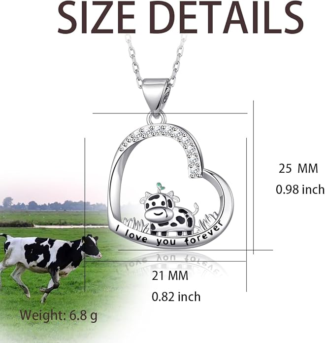 Animal Necklace Cat/Fox/Otter/Sloth/Cow/Highland Cow/Koala Necklace Cute Animal Jewelry Gifts for Women