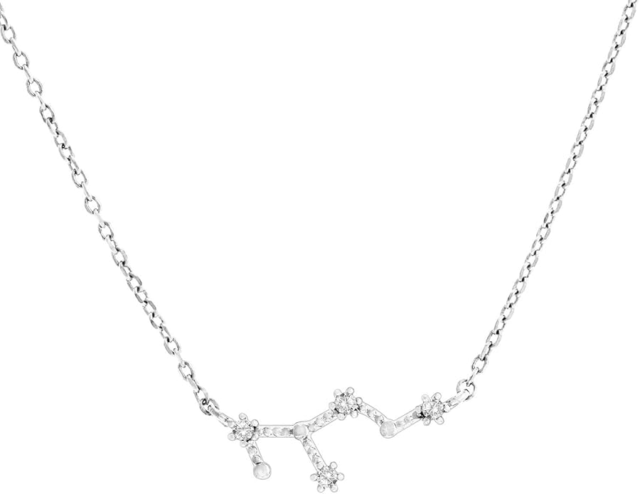 PAVOI 14K Gold Plated Astrology Constellation Horoscope Zodiac Necklace 16-18"