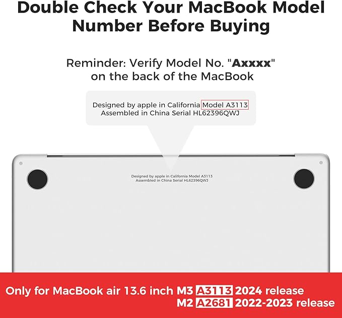 iCasso for MacBook Air 13 inch Case 2025 2024-2022 Release M4 A3240 M3 A3113 A2681 M2 with Liquid Retina Display, Hard Plastic Shell for Mac Air 13.6, Keyboard Cover&Screen Protector,Abstract Scenery