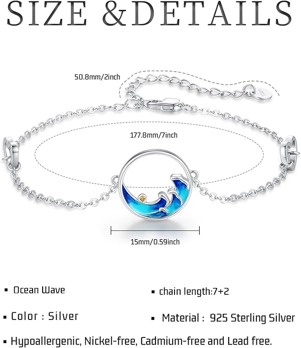 Dragonfly Bracelet 925 Sterling Silver Butterfly Bracelet Adjustable Celtic Moon Bracelet Irish Celtic Jewelry Gifts for Women