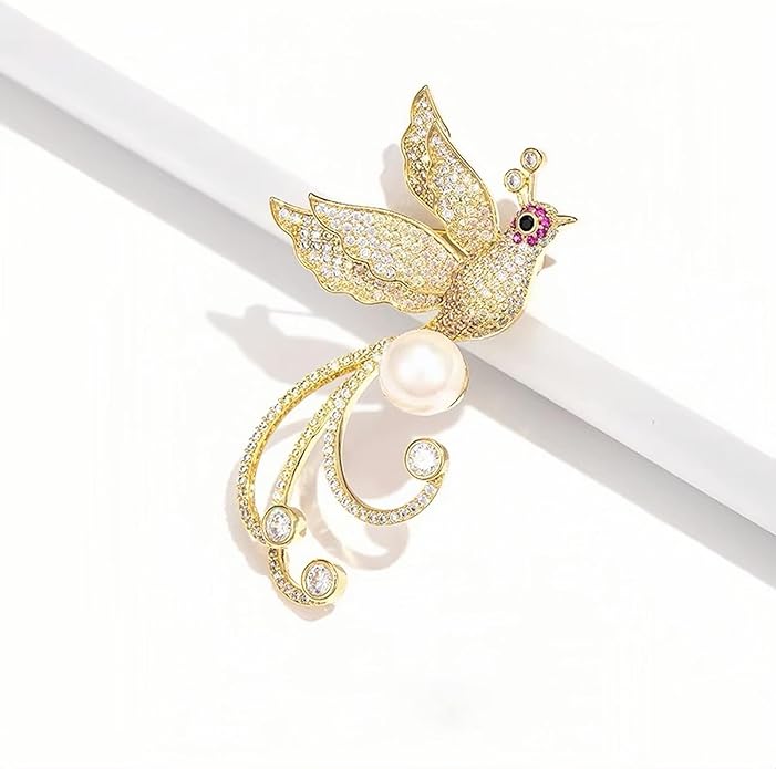 Animal Brooch for Women Girls Rhinestone Animal Brooch Lapel Pin Jewelry Gift for Mom Wife