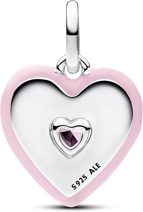 Gold Heart Family Charms Bead for Bracelets and Necklaces Jewelry Charm for Women Valentine Mother's Day