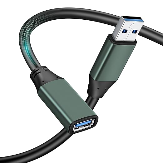 Kumiho 10Ft USB 3.0 Extension Cable Active Type A Male to A Female for PlayStation, Xbox, Keyboard, Mouse, USB Flash Drive, Printer, Camera and More