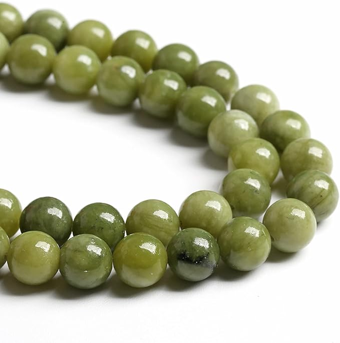 4MM 88PCS Natural Stone Chinese Green Jade Loose Beads for Jewelry Making DIY Bracelet Necklace 1 Strand