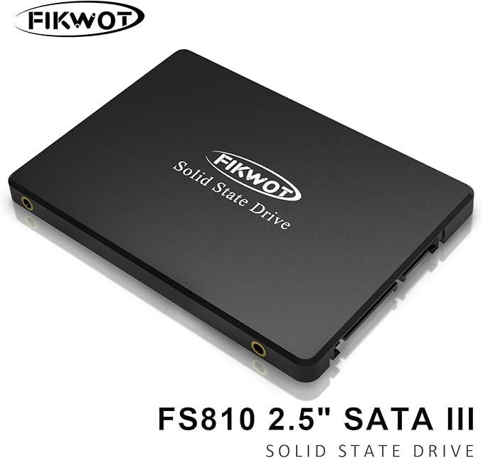 FS810 128GB SSD, 2.5" SSD SATA III 6Gb/s, Solid State Drives, Up to 560MB/s, 3D NAND TLC Flash, Internal SSD for Desktops and Laptops(Black)