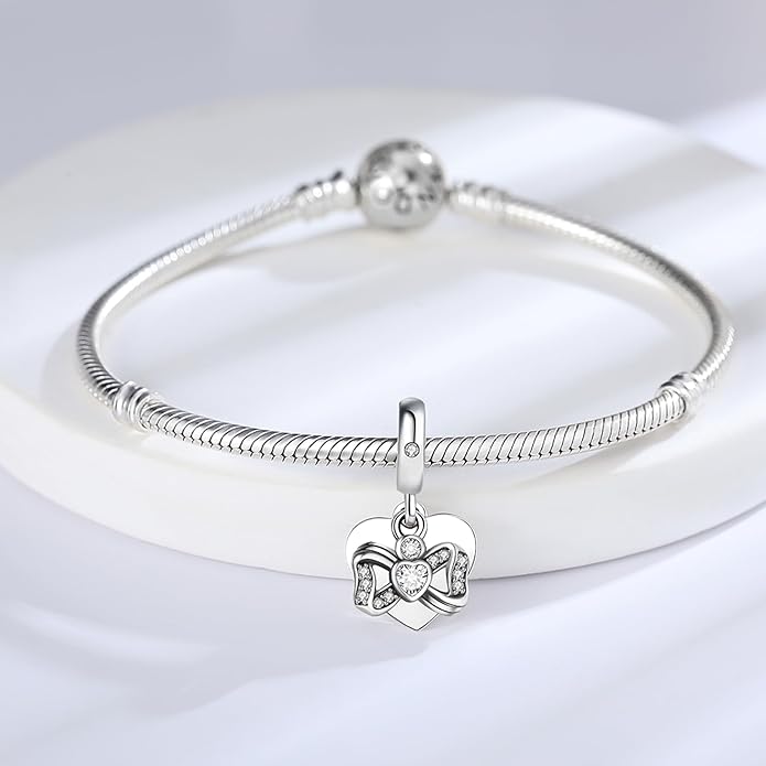 Birthstone Charms 925 Sterling Silver Charms Fit Pandora Charms Bracelet Fit Wife Mother's Day Christmas Birthday Gift