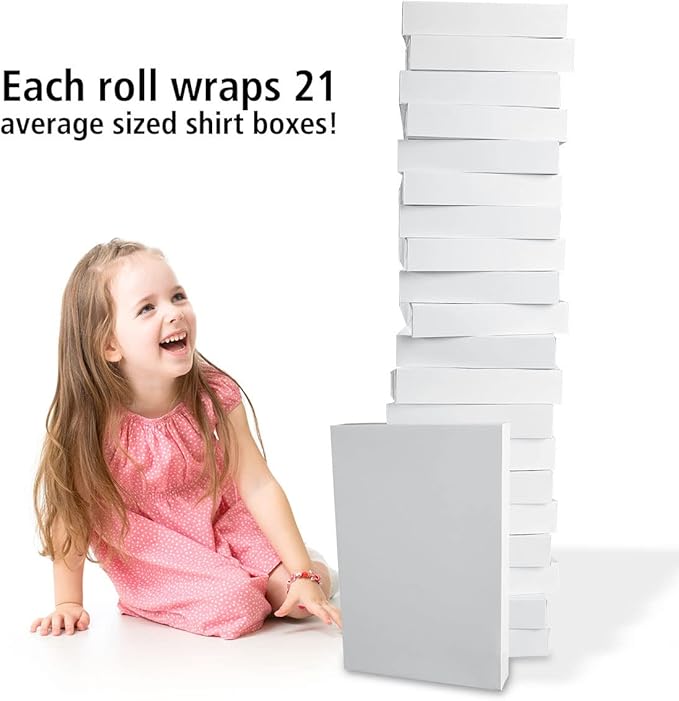Current Birds on Black Christmas Rolled Wrapping Paper - Premium Jumbo 23-Inch x 32-Foot Gift Wrap Roll, 61 Square Feet Total