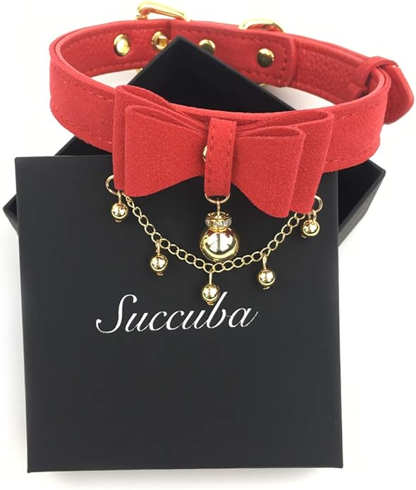 Bell Choker Collar Necklace Lolita Bow Collar Cat Kitty Velvet Necklace
