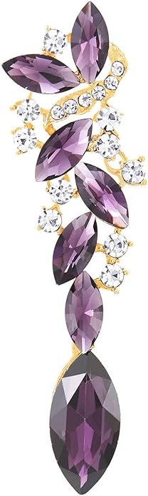 Art Deco Wedding Bridal Party Rhinestone Marquise Cluster Chandelier Long Dangle Statement Earrings