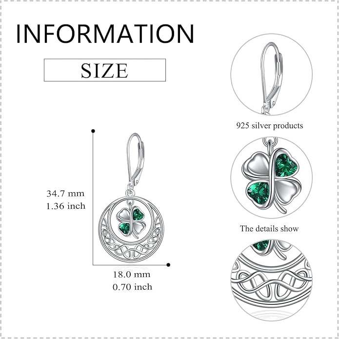 VONALA Flower Earrings for Women 925 Sterling Silver Rose/Lotus/Scottish Thistle/Tulip/Lilac/Mushroom/Pineapple Dangle Drop Earrings Flower Jewelry Gifts for Women Girls Birthday Gifts