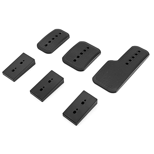 ODO LUCK 10° Angled Fix Pedals Cover Set for MOZA SRP/SRP LITE Pedals, Modification Accessories