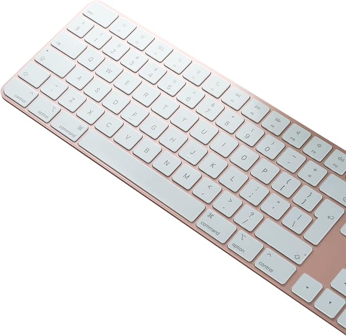 [Not for 2024 Release A3119] Keyboard Cover for iMac Magic Keyboard (Europe Layout 7 Shape Enter Key)(Model A2520, Touch ID Version, with Numeric Key) Ultra Thin Clear Protector Skin
