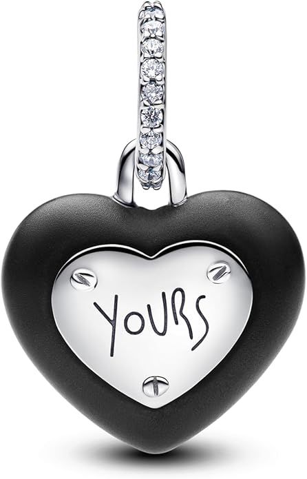 Gold Heart Family Charms Bead for Bracelets and Necklaces Jewelry Charm for Women Valentine Mother's Day