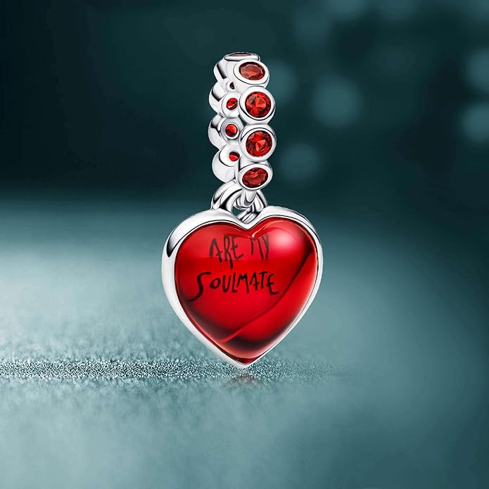 Family Mom Heart Charms 925 Sterling Silver Bead for Bracelets and Necklaces For Women Jewelry Present