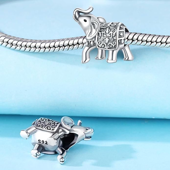 Cute Panda Animal 925 Sterling Silver Charms for Bracelets and Necklace Dangle Pendants Butterfly Elephant Dog Bead Jewelry Present for Women Family Friends