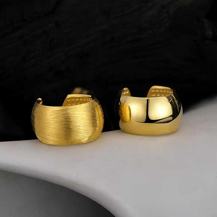 JO WISDOM Cuff Earrings 925 Sterling Silver Ear Cuff Earrings Non-Piercing Clip On Earrings Cartilage Cuff Earrings Conch Wrap Ear Cuffs Fine Jewelry for Women