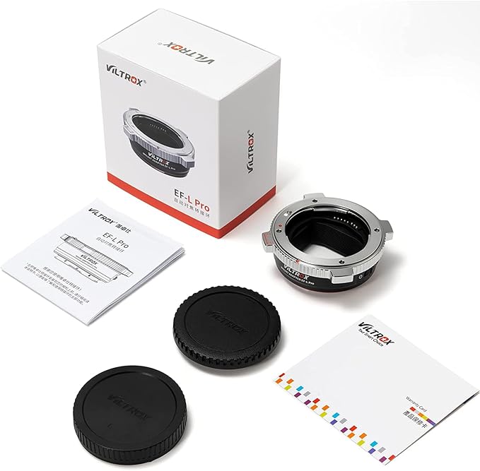 VILTROX EF-L Pro Lens Mount Adapter EF/EF-S Lens to L mount Camera with Security Lock Autofocus Lens Converter Compatible with Canon EF/EF-S Lens to L-mount Camera Leica SL2/Lumix S1 S1H S5/Sigma fp L