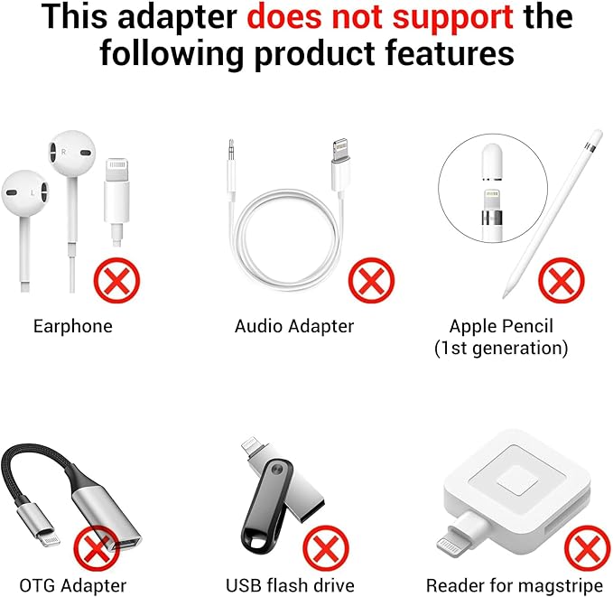 Temdan 4 Pack Lightning to USB C Adapter for iPhone 15/16 Pro/16 Pro Max/Plus,Samsung S25/S24,USB C Charger Connector Cable,for iPhone 16/15 Charger,16/15 Accessories - Black(Not for Audio/OTG)