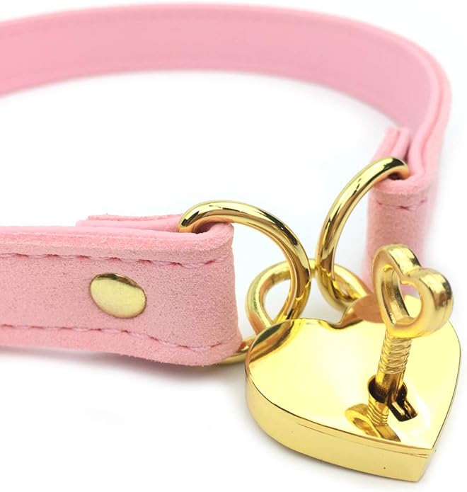 Succuba Padlock Collar Necklace Lolita Collar Cat Kitty Velvet Necklace