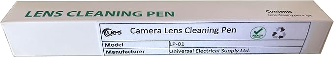 UES Double-Ended Lens Cleaning Pen: Soft Brush and Nano Carbon Tip for Crystal Clear Optics Works with Camera Lens Binoculars Monocular VR headset Drone Telescope Microscope and other optical products