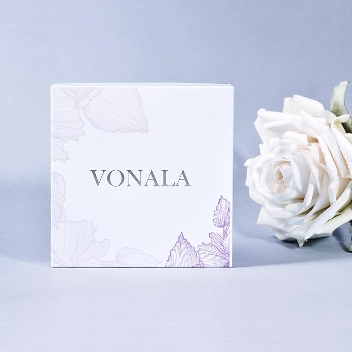 VONALA Flower Earrings for Women 925 Sterling Silver Rose/Lotus/Scottish Thistle/Tulip/Lilac/Mushroom/Pineapple Dangle Drop Earrings Flower Jewelry Gifts for Women Girls Birthday Gifts