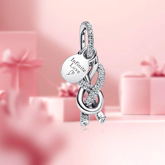Family Mom Heart Charms 925 Sterling Silver Bead for Bracelets and Necklaces For Women Jewelry Present
