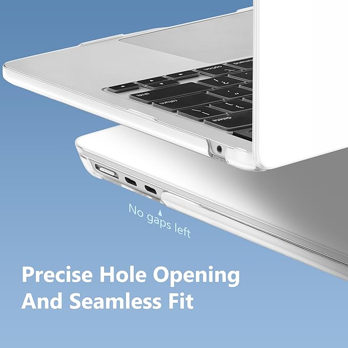 Mektron Compatible with M4 MacBook Air 15 inch Case 2025 A3241 2024 2023 M3 A3114 A2941 M2 Liquid Retina Display Touch ID, Plastic Hard Case & Keyboard Skin & Screen Protector - Cute Elephant C341