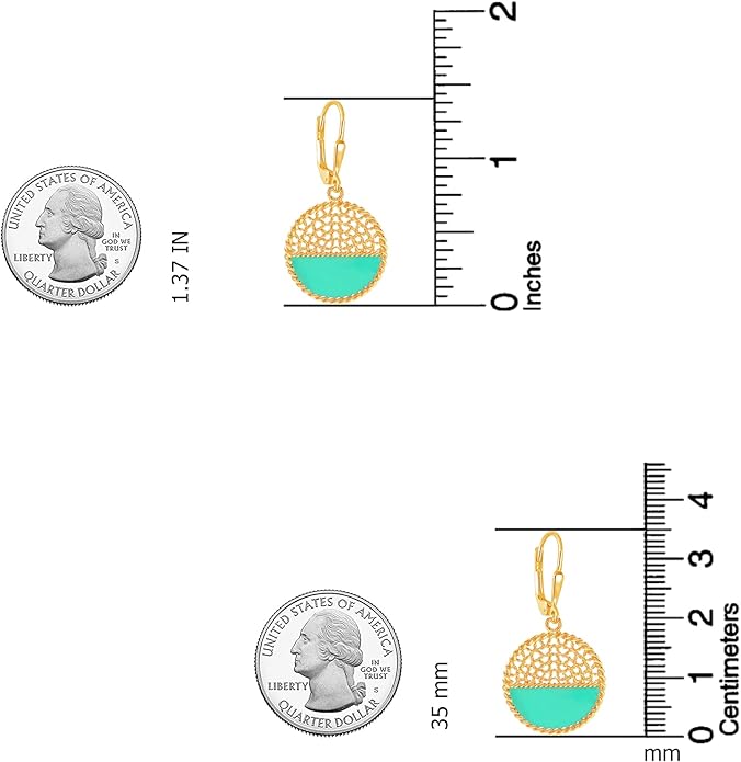 LeCalla 925 Sterling Silver Teardrop Drop Earrings for Womens | Lightweight Italian Minimalist Teardrop Filigree Earrings | Filigree Circle Drop Dangle Earrings for Women Birthday Gift
