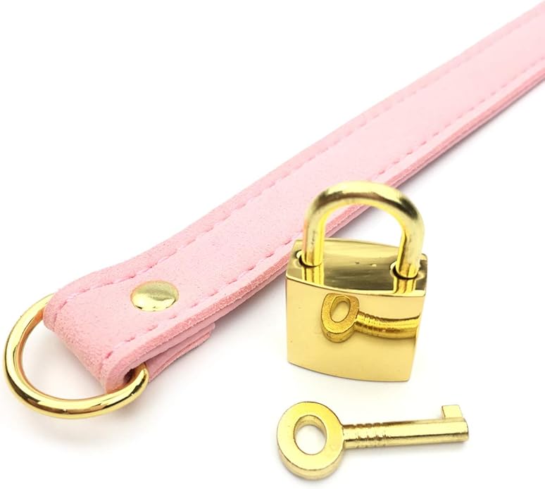 Succuba Padlock Collar Necklace Lolita Collar Cat Kitty Velvet Necklace