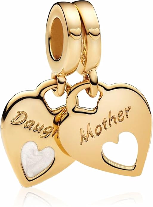 Family Mom Heart Charms 925 Sterling Silver Bead for Bracelets and Necklaces For Women Jewelry Present