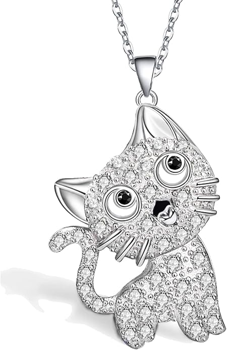 Couple Heart Or Cat BFF Best Friend for Girls Puzzle Friendship Pendant Necklaces,316L Stainless Steel