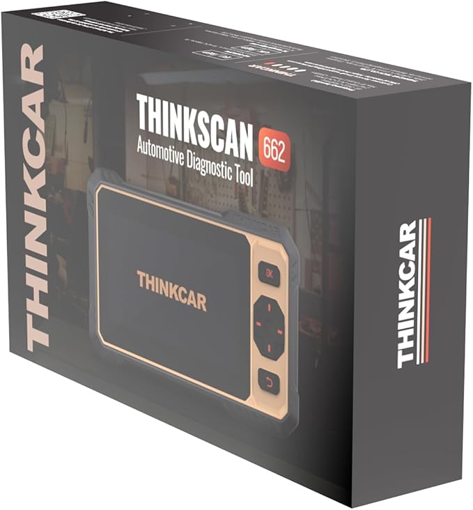 THINKCAR THINKSCAN 662 OBD2 Scanner,Car Diagnostic Tool with Bidirectional Active Test,Car Scanner Engine ABS SRS Transmission,Scanner for Car with 12 Reset,CAN FD & FCA SGW,Lifetime Free Update