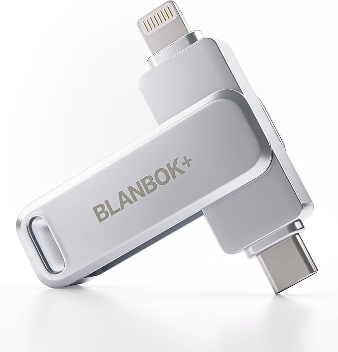MFi Certified 512GB Flash Drive for iPhone Photo Stick, USB Thumb Drive Memory Stick High Speed USB Drive Photo Storage for iPhone Compatible for iPhone/iPad/Android/PC