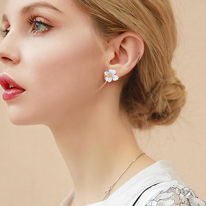 Clip on Earrings Women, 14K Gold Plated Earrings for Sensitive Ears, Fashion Women's Earrings Jewelry Birthday Gift for Wife Grandma Daughter Girls on Christmas Thanksgiving