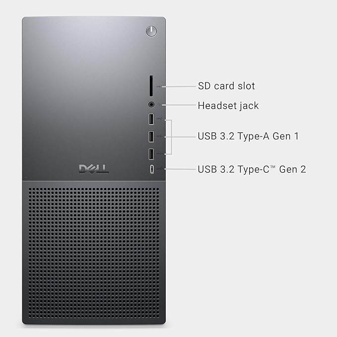 Dell Tower Plus EBT2250 Desktop Computer - Series 2 Intel Core Ultra 9 285 24-Core Processor up to 5.6 GHz, 16GB DDR5 RAM, 8TB SSD, Intel UHD Graphics 770, Windows 11 Home, Graphite - EBT 2250