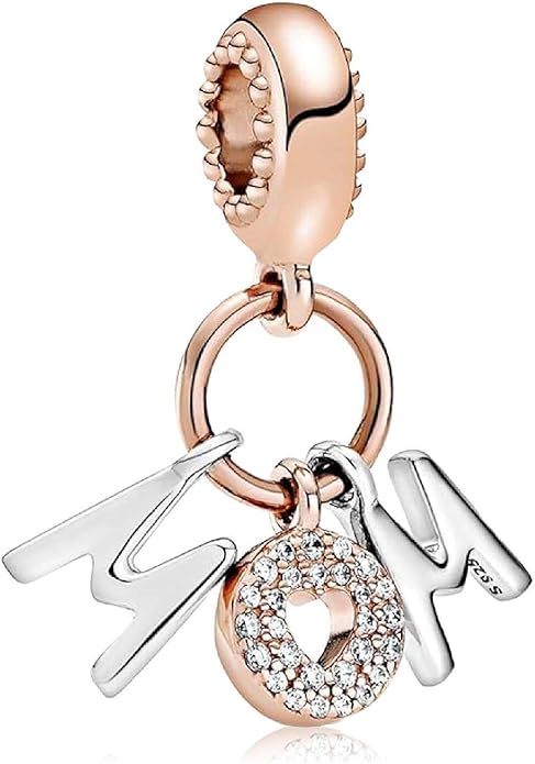 Family Mom Heart Charms 925 Sterling Silver Bead for Bracelets and Necklaces For Women Jewelry Present