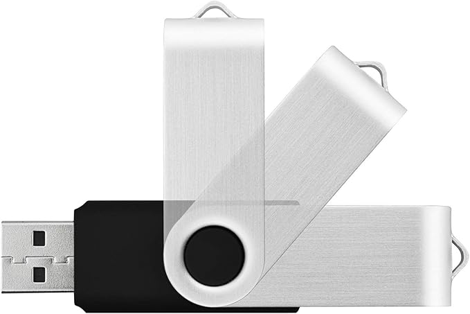 64GB Flash Drive KOOTION 10 Pack USB 2.0 Flash Drive 64GB USB Flash Drives Thumb Drive Jump Drives Keychain Memory Stick Black