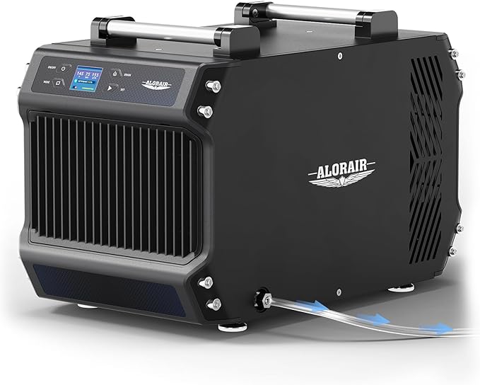 ALORAIR 145 Pint Crawl Spaces Dehumidifier with Pump and Drain Hose, Auto Defrost for Crawlspaces, Commercial, Basements, and Large Rooms up to 1800 Sq.Ft