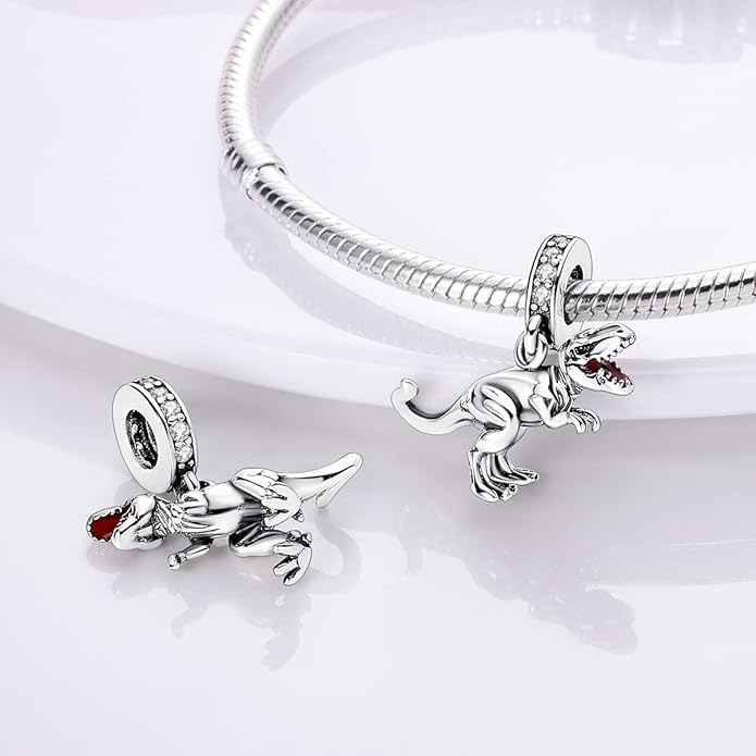 Parmuz 925 Sterling Silver Charm for Bracelet Necklace Dangle Love Mom Ocean travel Butterfly Party Charm Beads Pendants DIY Jewelry for Women