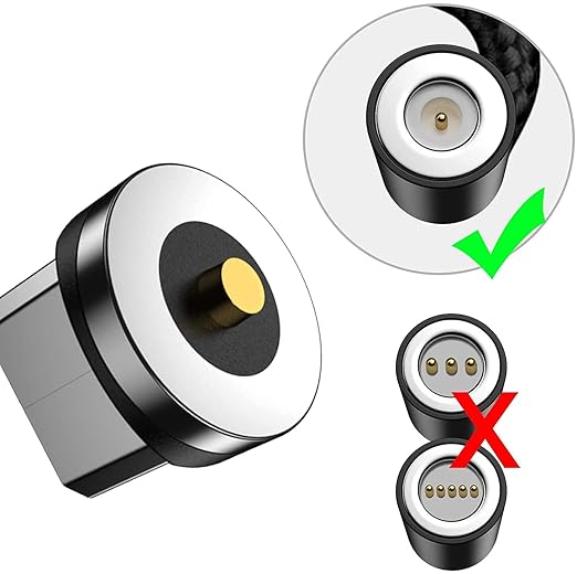 Magnetic Connector Tips Head for Micro USB Android Devices (9 Pack)
