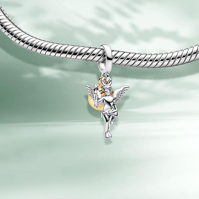 Cute Fashion Heart Charms,S925 Sterling Silver Charm,Bead for Bracelets and Necklaces,For Women Jewelry Present