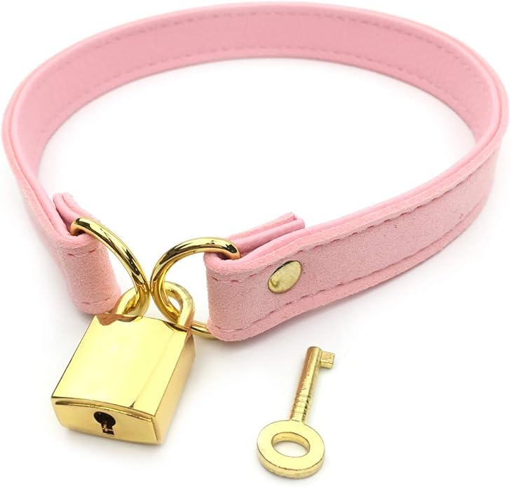 Succuba Padlock Collar Necklace Lolita Collar Cat Kitty Velvet Necklace