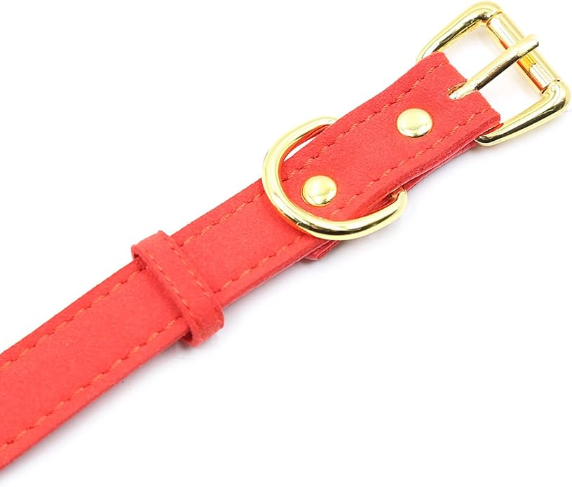 Leather Collar Necklace for Women with Bow Bell Kitty Cat and Delicate Tea flower pearl pendant Choker for Ladies Black Pink Red