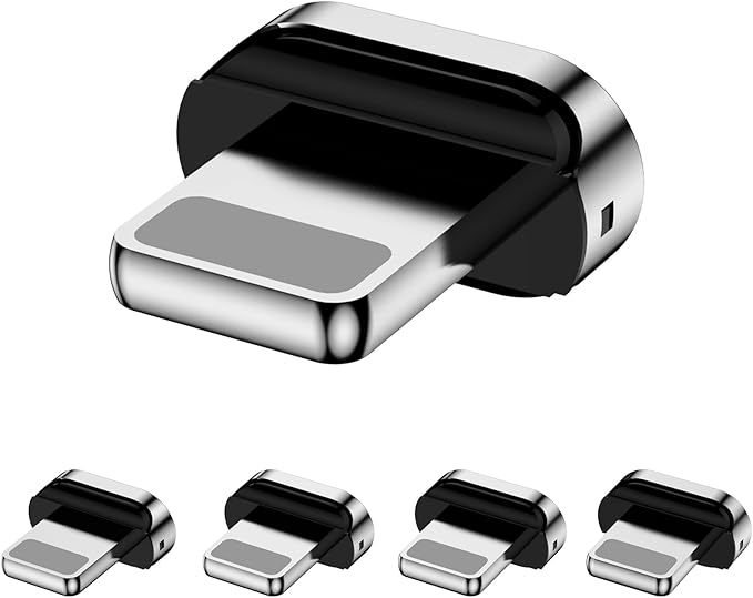 Magnetic Connector Tips Head for Iproduct Devices (5 Pack), only Compatible 3A Magnetic Charging Cable
