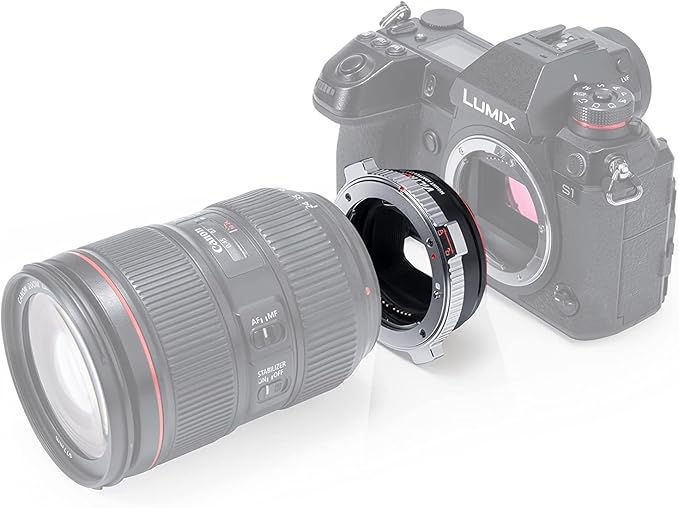 VILTROX EF-L Pro Auto Focus Lens Mount Adapter With Security Lock for Canon EF/EF-S to L Mount Camera - Compatible With Leica SL2, Lumix S1 S1H S5, Sigma fp L - Ideal for Large Lenses