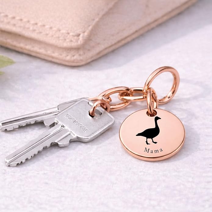 SM Design Mama Animal Charm Set – Set of 4 Stainless Steel Charms – Motherhood & Family Keepsake Jewelry Charmss