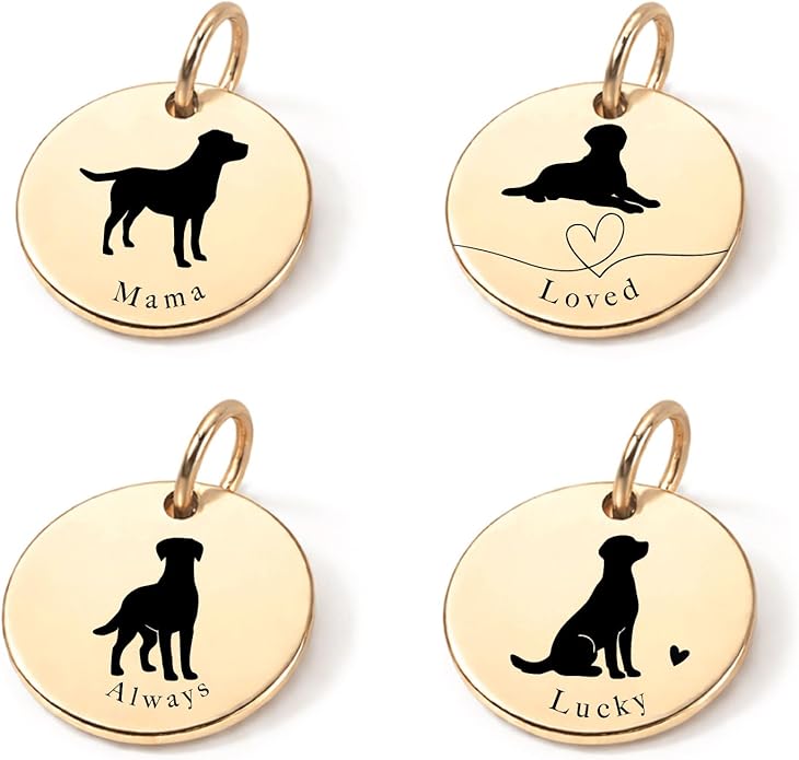SM Design Mama Animal Charm Set – Set of 4 Stainless Steel Charms – Motherhood & Family Keepsake Jewelry Charmss