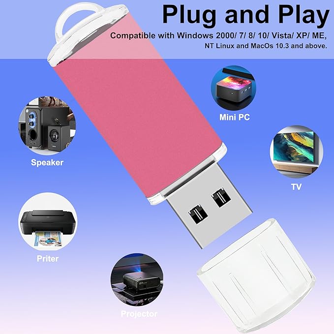 8GB FAT32 USB Flash Drive 20 Pack Nicepicten Bulk USB 2.0 Thumb Drives 20Pack Metal Jump Zip Drive Memory Stick Pendrive Memoria USB 8 GB with 20PCS Lanyard Label - Mixcolor 20 X 8GB Flash Drives